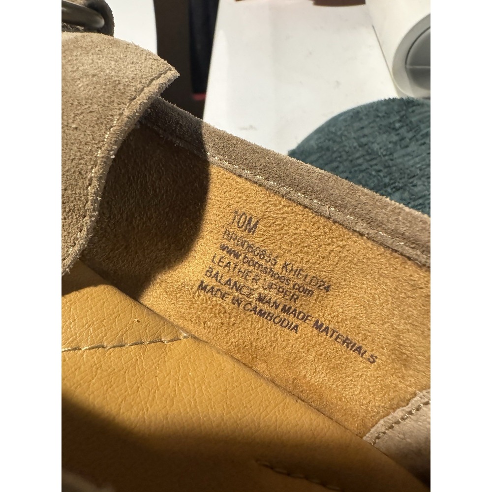Born 10 US Brown Suede Loafers Gold Horse Bit Slip On Comfort Flats - Picture 4 of 7
